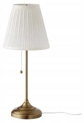 Produktbild von IKEA ARSTID Tischleuchte Messing Weiß Dekorativ 55 cm