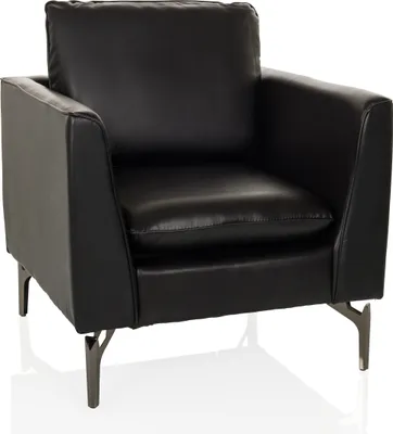 Obrázek produktu pro hjh OFFICE lounge chair BAVERO křeslo z umělé kůže čalouněné lehátko