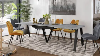 Produktbild von Design Esstisch ZAV-2 ausziehbar XXL 180 - 330 cm Esszimmertisch Tisch