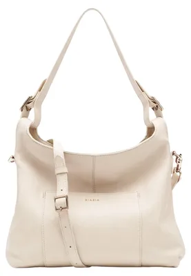 Immagine prodotto di BIASIA Pelle borsa a tracolla borsa a tracolla Pocket Hobo Bag Avorio