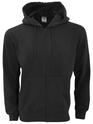 Immagine prodotto di SG Felpa con cappuccio e zip FK777 (5XL) (Nero)