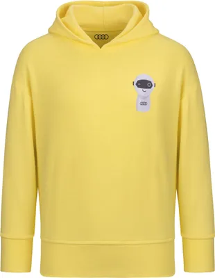 Produktbild von Audi Hoodie ADUI, Gr. 122/128, gelb, Kinder, Kinderpulli, Pullover, Kapuzenpullover