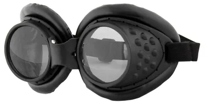 Produktbild von Steampunk Fliegerbrille schwarz