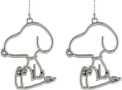 Produktbild von Peanuts Ohrhänger Uni Snoopy silberfarben Standard