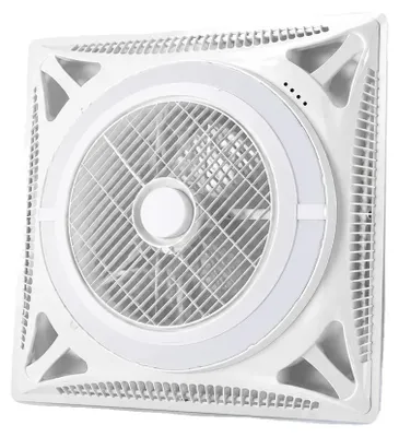 Productafbeelding van Plafondventilator, energiezuinige LED-lamp, geruisloze werking, WIT