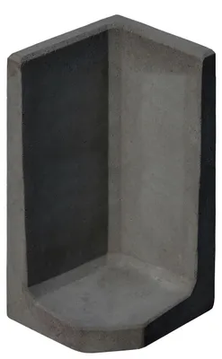 Produktbild von L-Steine L-STEIN- ECKE ANTHRAZIT 100/50/50/7 CM