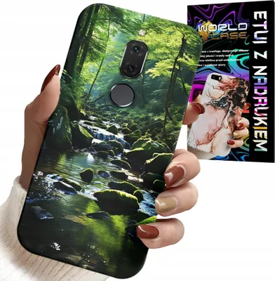 Immagine prodotto di Custodia Per Huawei Mate 10 Lite - Foresta Fiume Ruscello Vista Natura