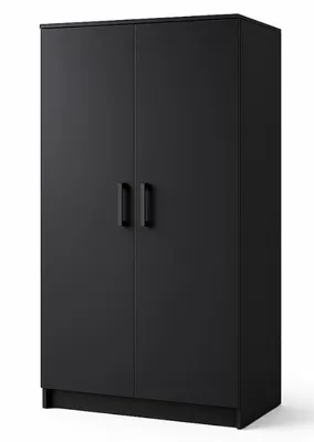 Produktbild von Kleiderschrank 2-türig  – 90 cm Schwarz