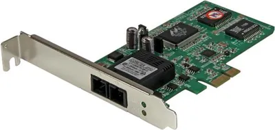 Produktbild von StarTech.com LWL / Glasfaser PCI Express Gigabit Netzwerkkarte - SC Fibre Channel Multimode NIC - 550m, Eingebaut, Kabelgebunden, PCI Express, Ethernet / Fiber, 2000 Mbit/s