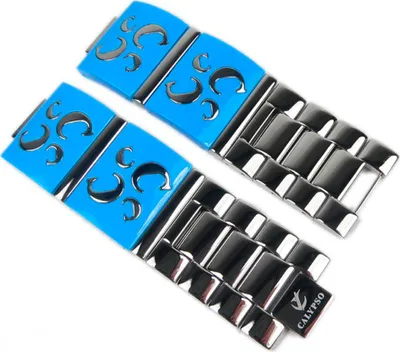 Produktbild von Calypso Damen Uhrenarmband Kunststoff/Edelstahl blau Modell K5203/5