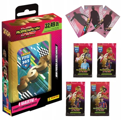 Produktbild von Mini Tin – Perfect For School – Fifa 365 2024 Football Cards, 4X Sachet