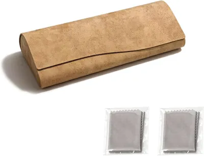 Produktbild von Brillenetui Kunstleder, mit 2 Reinigungstüchern, für Sonnenbrillen, rosa