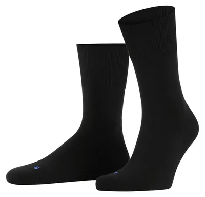 Produktbild von FALKE Unisex Socken Run U So Baumwolle Funktionsmaterial einfarbig 1 Paar, Schwa