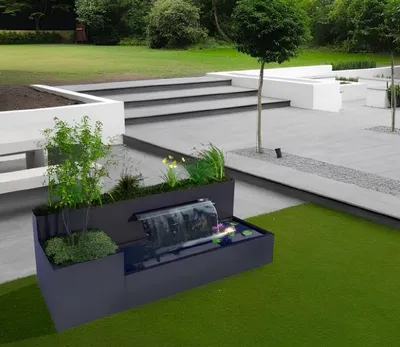 Produktbild von Außenwasserfall Wasserfall Dekowasserfall Gartenwasserfall Wasserspiel