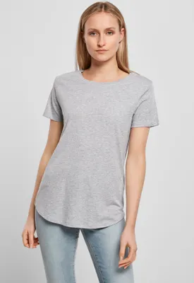 Image de Build Your Brand BY057 | Tee Femme Fit - Couleur : Heather Grey - Taille : S