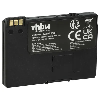 Produktbild von vhbw Akku kompatibel mit Optipoint WL2 Handy Smartphone Telefon (850 mAh, 3,7 V, Li-Ion)