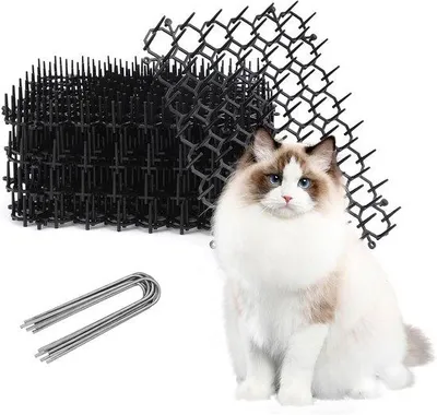 Produktbild von Katzenschutzmatte mit 8 Spitzen, 20x15cm, für Haus und Garten