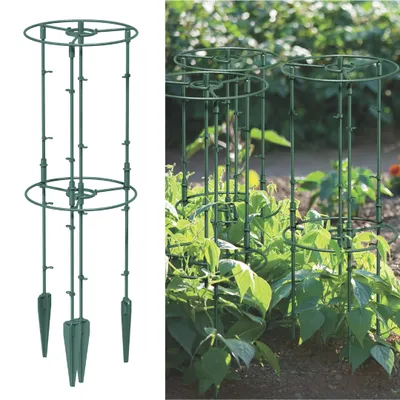 Immagine prodotto di Supporto per piante , Supporto per giardino , Supporto per fiori , Supporto per piante , Supporto per piante in plastica, 80 cm , Verde