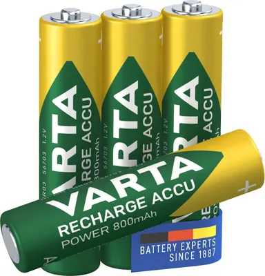 Immagine prodotto di Micro-Akku VARTA ''LONGLIFE ACCU Ready2Use'', Ni-MH, 800mA, Typ AAA, 4er-Blister