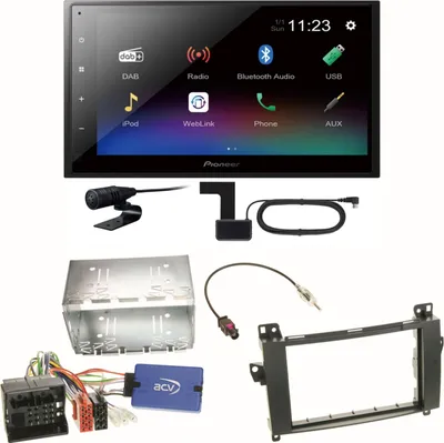 Produktbild von Pioneer DMH-A340DAB DAB+ Bluetooth Einbauset für Mercedes A W169 B Klasse W245