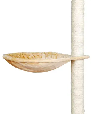 Produktbild von TRIXIE Liegemulde für Kratzbäume, groß, Langhaar-Plüsch, Ø 45 cm, beige