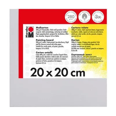 Produktbild von Marabuwerke Malkarton weiß 280.0 g/m² 1 St.