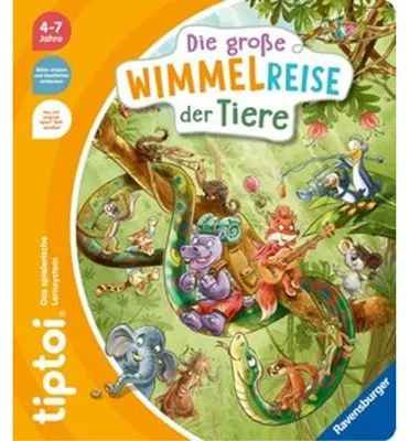 Produktbild von tiptoi® Die große Wimmelreise der Tiere