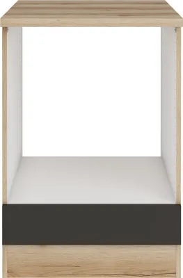 Produktbild von Optifit Herdumbauschrank Noah420 BxTxH 60 x 60 x 88 cm anthrazit matt zerlegt KLNO U634-0+
