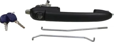Image de Poignée de porte extérieure avant droite noire Fiat Brava 1995-2001 5 portes