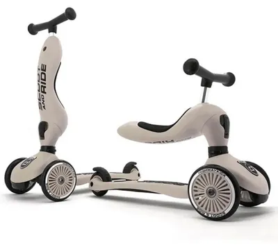 Obrázok produktu pre Detská skútr 2 v 1 Scoot&Ride - Highwaykick 1, Krém