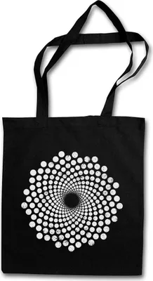Produktbild von Urban Backwoods Spiral Dots, Stofftasche, Farbe: Schwarz