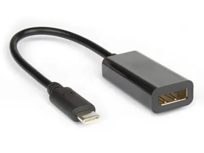 Produktbild von Hamlet XVAUC-DP4K Videokabel-Adapter USB Typ-C DisplayPort Schwarz