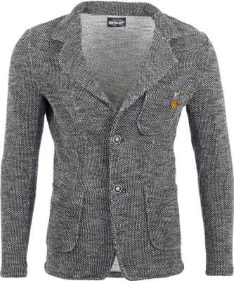 Produktbild von Reslad Herren Strick Sakko Blazer Strick-Jacke RS-1421 Anthrazit M