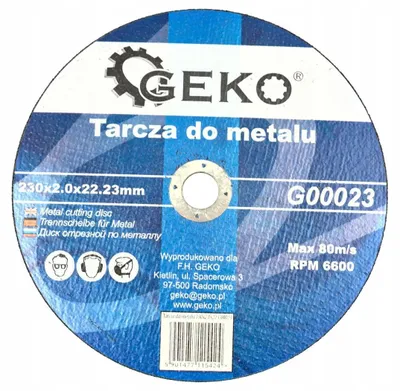 Produktbild von Geko Trennscheibe für Metall 230x2mm G00023