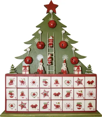Produktbild von Adventskalender ungefüllt / Design: Weihnachtsbaum
