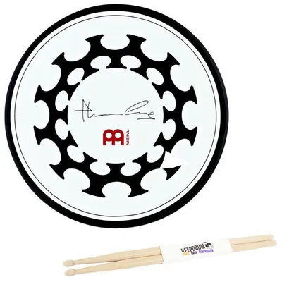 Productafbeelding van Meinl oefenpad MPP-6-TL Thomas Lang, 15 cm diameter, inclusief drumstokken