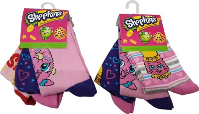 Produktbild von Shopkins Mädchen Socken 6er Pack Mehrfarbig (31/34)