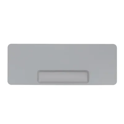 Produktbild von HOKO Schreibtischunterlage 80x30 cm mit magnetischer Handgelenkauflage – wasserabweisend und rutschhemmend für Büro, Homeoffice und Lernen, Grau, LEO