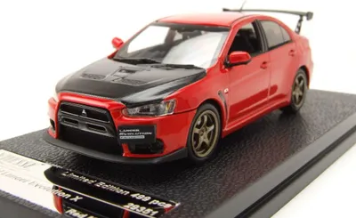 Productafbeelding van Vitesse 29351, Mitsubishi Lancer Evo X, 2011, rood metallic, schaal 1:43