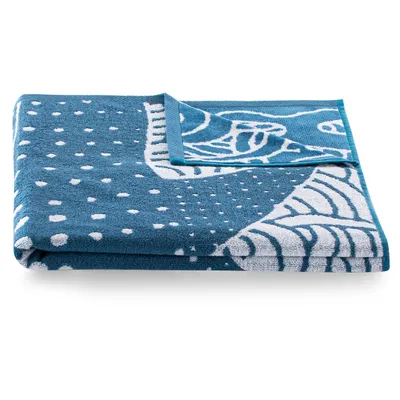 Produktbild von Badetuch Handtuch Strandtuch XXL Badehandtuch 90x180 cm Baumwolle Wendetuch Hai
