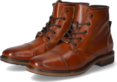Produktbild von Bugatti Stiefeletten MARCELLO Herren Glattleder Braun Größe: 40