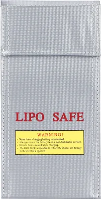 Produktbild von Lithium-Ionen-Batterie-Sicherheitstasche, feuerfest, explosionssicher, Aufbewahrungstasche, Schutz, 10 x 20 cm