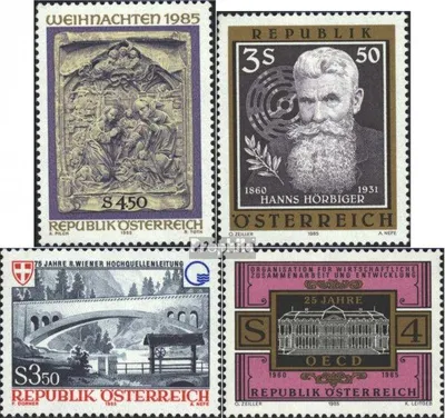 Produktbild von Briefmarken Österreich 1985 Mi 1832,1833,1834,1835 (kompl.Ausgaben) postfrisch Sondermarken