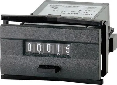 Image de KÜBLER W 15.51 24 V/DC Mini compteur d'impulsions type W 15.51, à remise à zéro, - dimensions de montage 45 x 22.2 mm