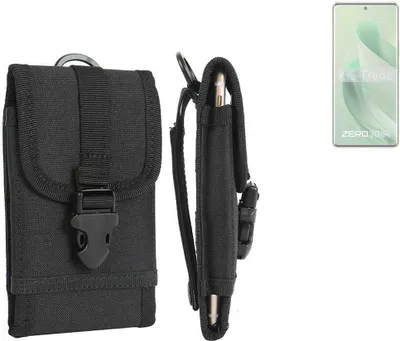 Produktbild von K-S-Trade Holster Handy Hülle kompatibel mit Infinix Zero 30 5G Holster Handytasche Gürtel Tasche Schutz Hülle Robust Outdoor schwarz