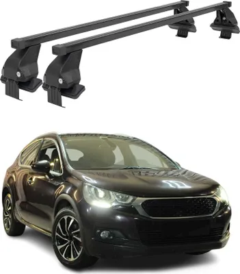Image de Barres Transversales Menabo pour DS4 Crossback 2015-2021 Noir