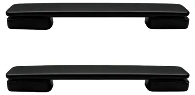 Produktbild von Koffergriff Ersatz, 2 Stück Gepäck Koffer Griff, 20cm Kunststoff-Gepäckgriff Koffer Griff Selber Wechseln für Koffer Box Reisekoffer Gepäckkoffer Werkzeugkoffer (Schwarz)