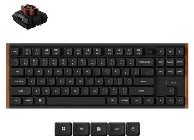 Produktbild von Keychron K1 Ultra 8k Kabellose Mechanische Tastatur POM Switch Brown K1U-H3 [QWERTY US]