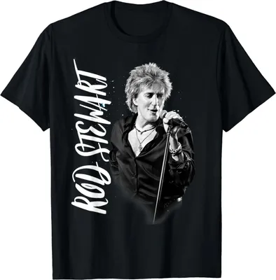 Produktbild von Rod Stewart - "ADMAT" T-Shirt für Herren/Damen Uni RO8163 (M) (Schwarz)