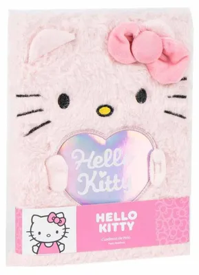 Obrázok produktu pre Plyšová zápisník s motívom Hello Kitty
